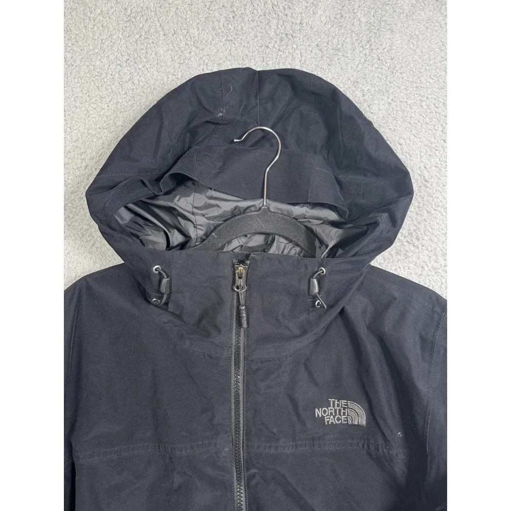 The North Face Jacket Mens‎ Medium Black Hooded Insulated Pit Zips NF0A2TC6
